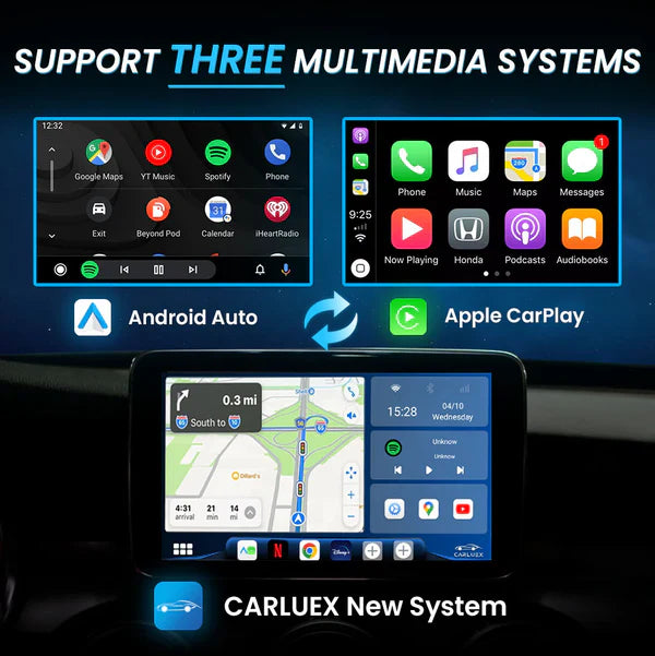 CARLUEX PRO+ Wireless CarPlay/Android Auto Adapter